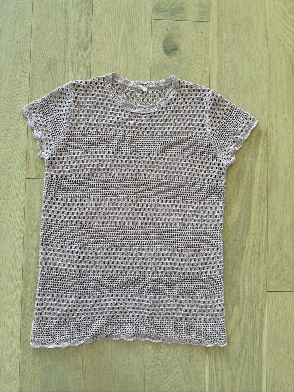 Crochet Open-Knit Swim Cover Up